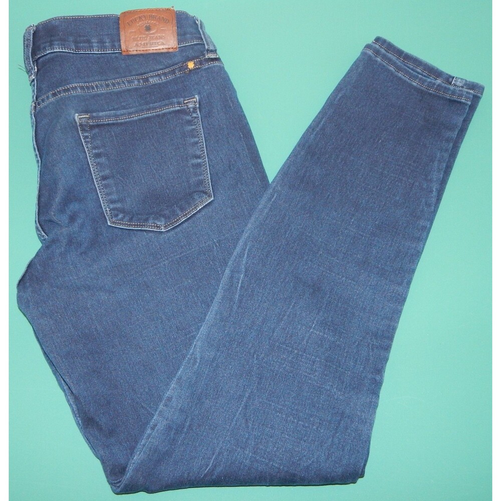 Lucky Brand Women’s LOW Rise Skinny Fit Dark Wash Jeans Size 6/28 VG+/Excellent